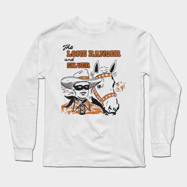 Lone Ranger Long Sleeve T-Shirt by darklordpug